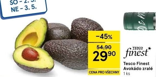 Avokádo Tesco Finest