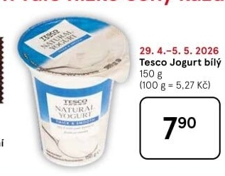 Bílý jogurt Tesco