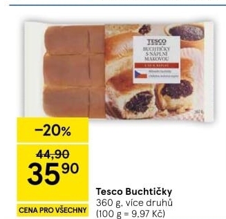 Buchtičky české Tesco