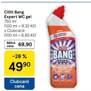 Čistič WC gelový Bang Cillit
