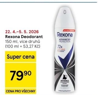 Deodoranty Rexona