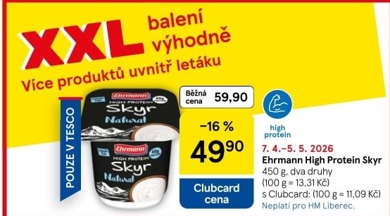 Dezert zakysaný Skyr High protein Ehrmann