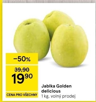 Jablka Golden Delicious