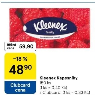 Kapesníčky papírové Kleenex - box