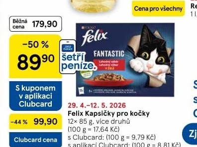 Kapsičky pro kočky Felix Purina