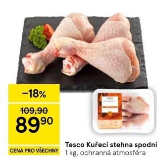 Kuřecí stehna Tesco