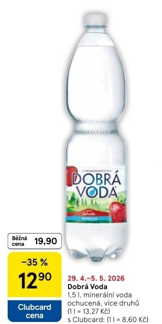 Ochucená voda Dobrá voda