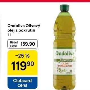 Olej olivový z pokrutin Ondoliva