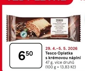 Oplatky Tesco