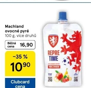 Ovocná kapsička Repre Machland