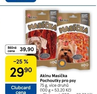 Pamlsky pro psy Masíčka Akinu