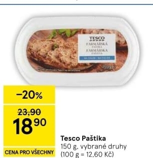 Paštika Tesco