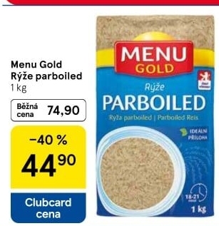 Rýže parboiled Menu Gold