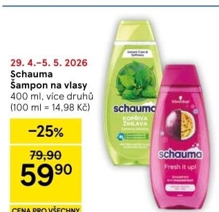 Šampon Schauma Schwarzkopf