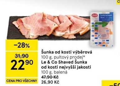 Šunka od kosti výběrová