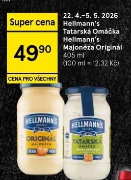 Tatarská omáčka Hellmann'