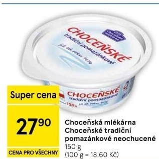 Tradiční pomazánkové Choceňské