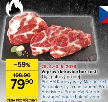 Vepřová krkovice bez kosti