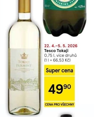 Vína Tokaji Tesco