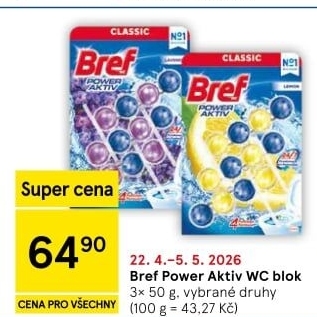 WC blok tuhý Power Aktiv Bref