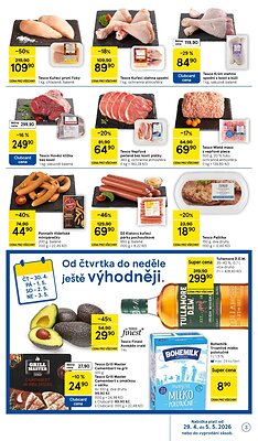 akční leták Tesco 29.4.2026-5.5.2026