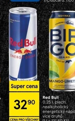 Energetický nápoj Red Bull