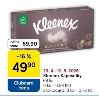 Kapesníčky papírové Kleenex - box
