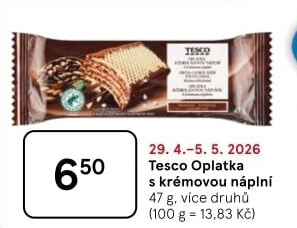 Oplatky Tesco