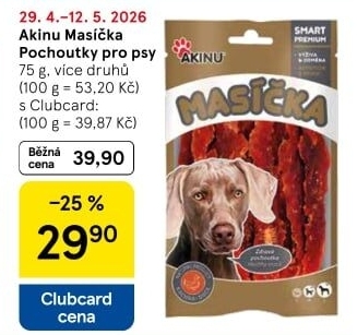 Pamlsky pro psy Masíčka Akinu