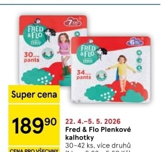 Pleny dětské Pants Fred&amp