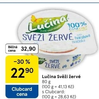 Svěží žervé Creamy Lučina