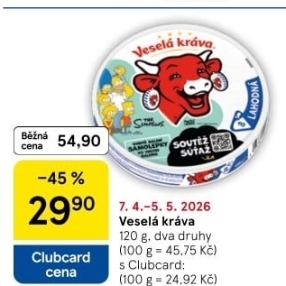 Sýr tavený Veselá kráva