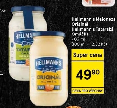 Tatarská omáčka Hellmann'