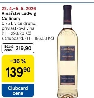 Vína Culinary Collection Vinařství Ludwig - přívlastková