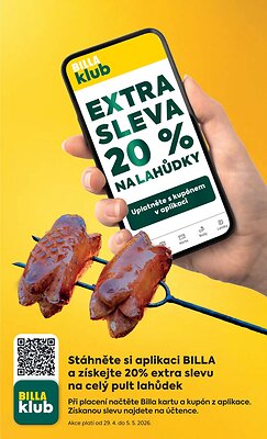 akční leták BILLA 29.4.2026-5.5.2026
