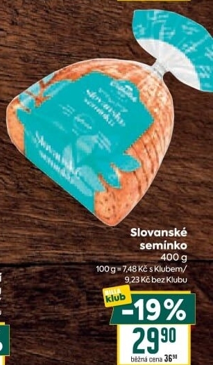 Chléb vícezrnný Slovanské semínko Odkolek