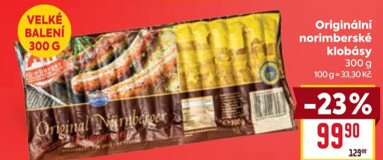 Norimberská klobása Schlütter'