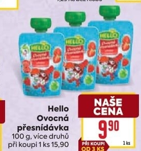 Ovocná kapsička Hello