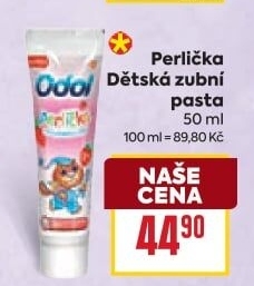 Pasta na zuby dětská Perlička Odol