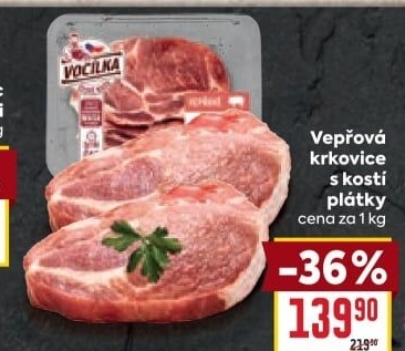 Vepřová krkovice s kostí Vocílka