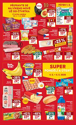 akční leták BILLA 29.4.2026-5.5.2026