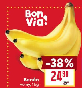 Banány Billa Bonvia
