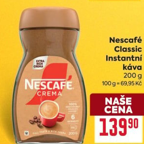 Instantní káva Nescafé Classic