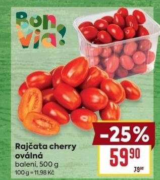 Rajčata cherry Billa Bonvia