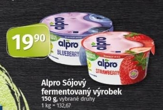 Sójový jogurt ochucený Alpro