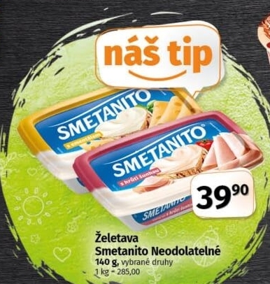 Sýr Smetanito neodolatelné Želetava