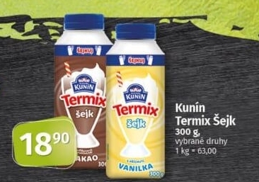 Termix šejk Mlékárna Kunín