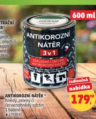 Antikorozní nátěr 3v1