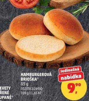 Brioška na hamburger