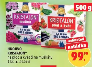 Hnojivo pro plod a květ Kristalon